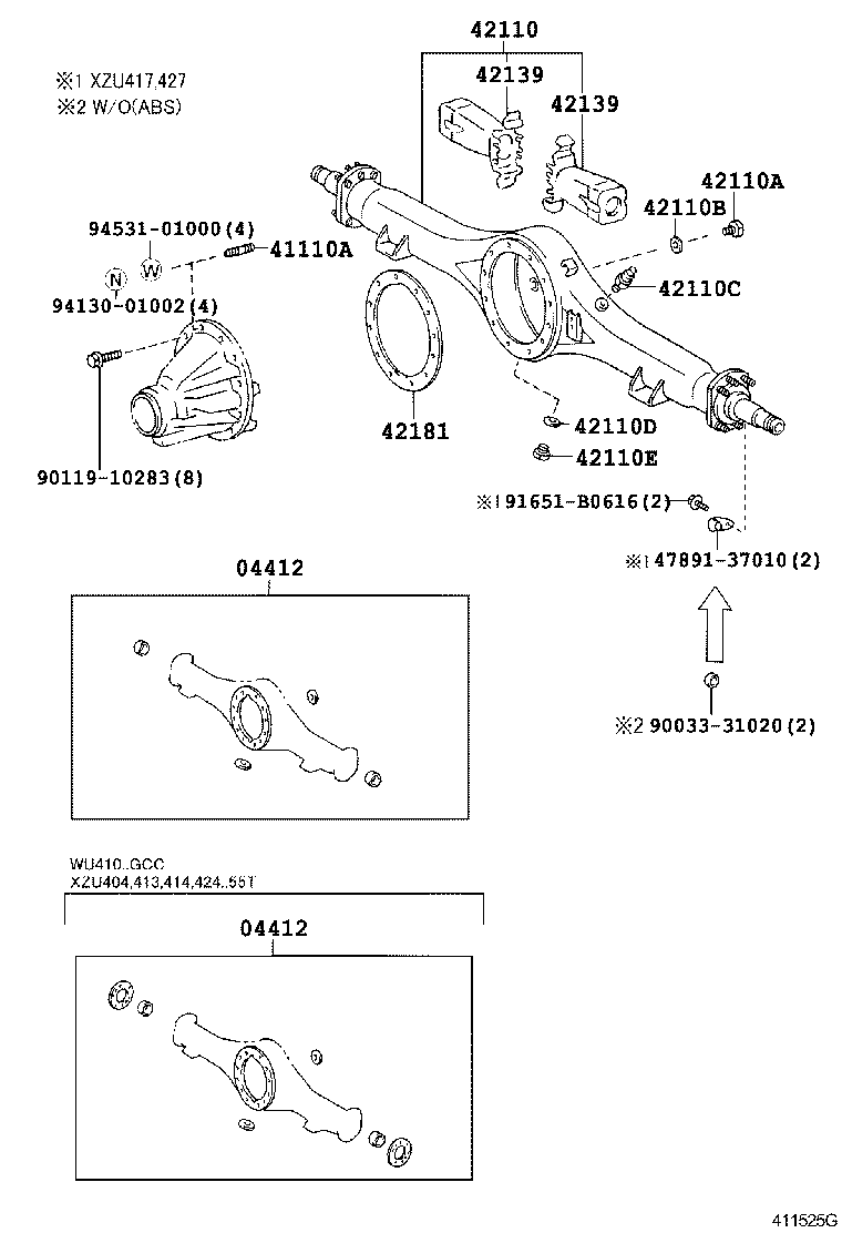 90031-01203 BOLT (FOR REAR DIFFERENTIAL RING GEAR SET) product image