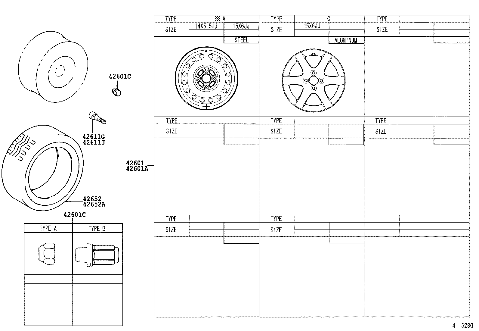 42602-12650 CAP, WHEEL product image