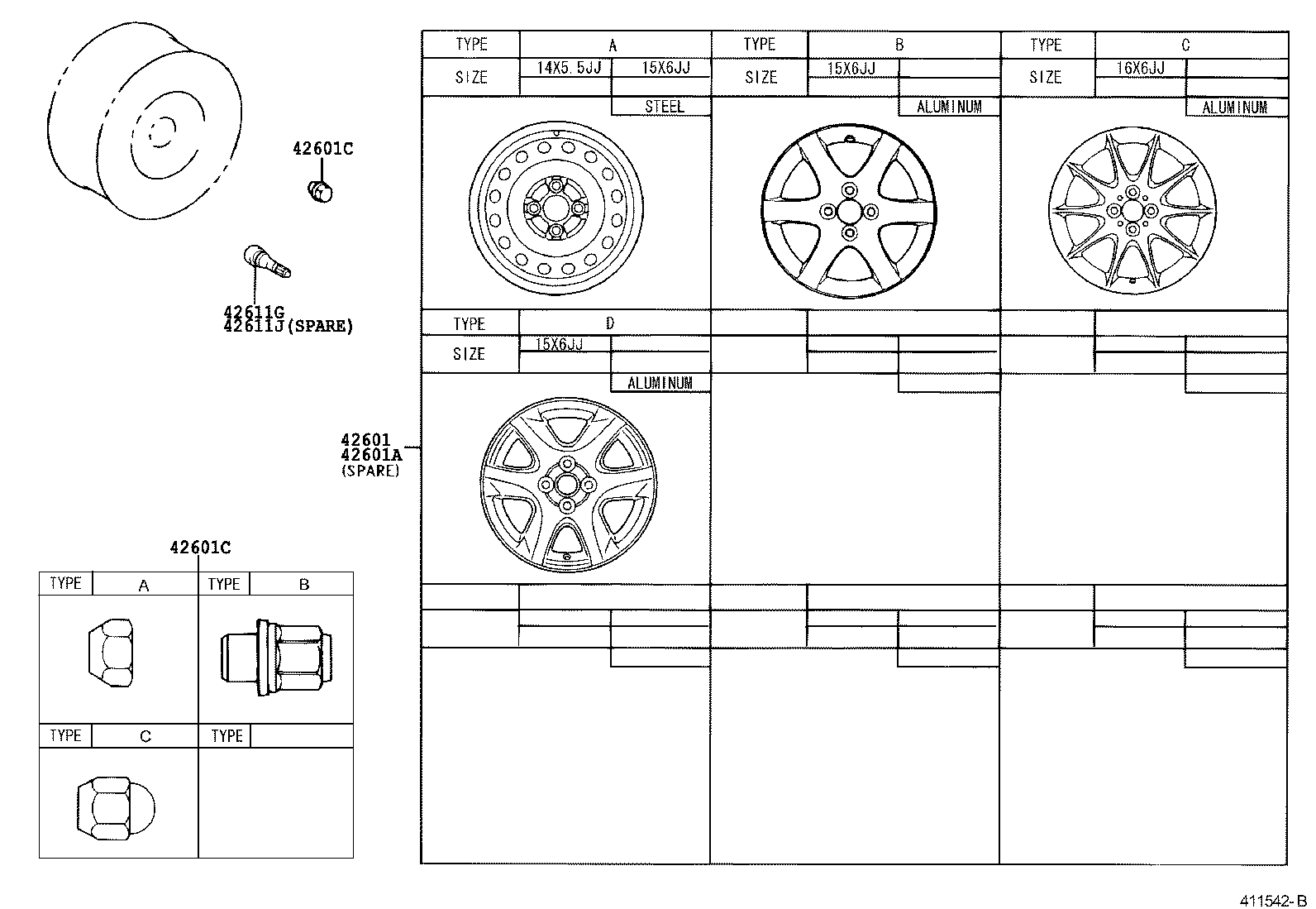 42602-02150 CAP, WHEEL product image