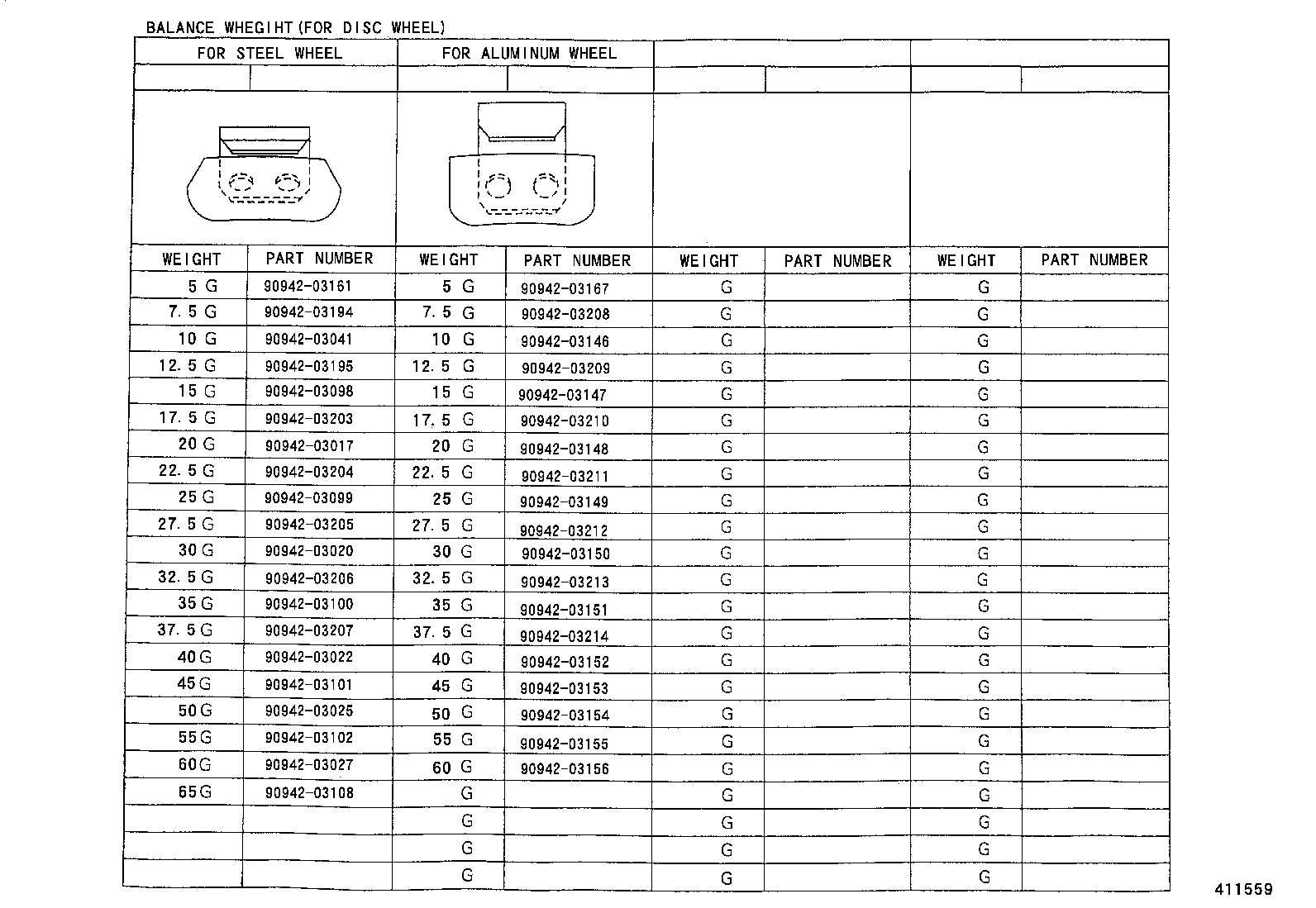 42611-28580 WHEEL, DISC product image