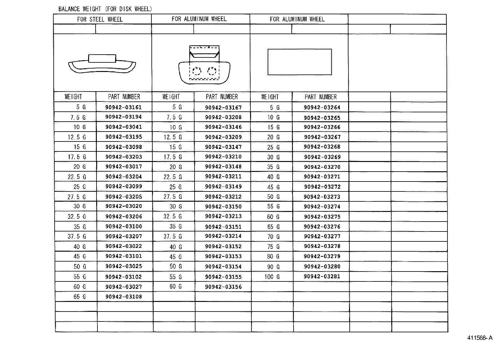 42602-20490 CAP, WHEEL product image