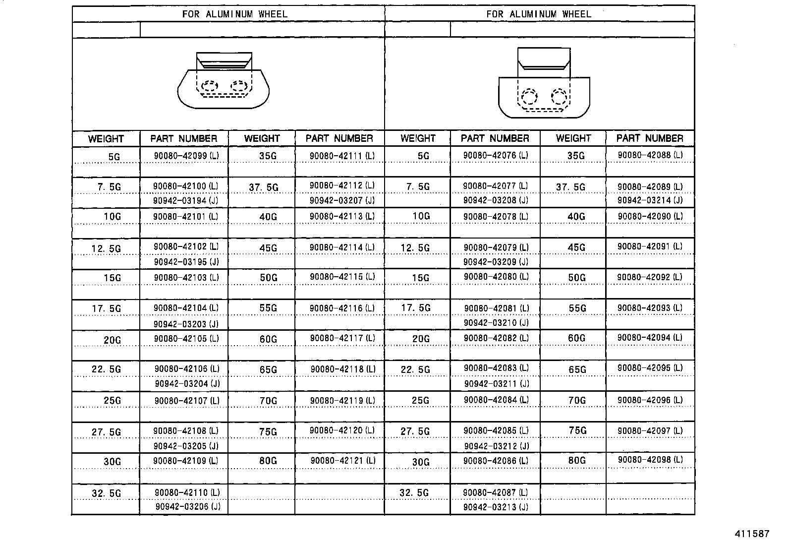 42621-AB080 CAP, WHEEL product image