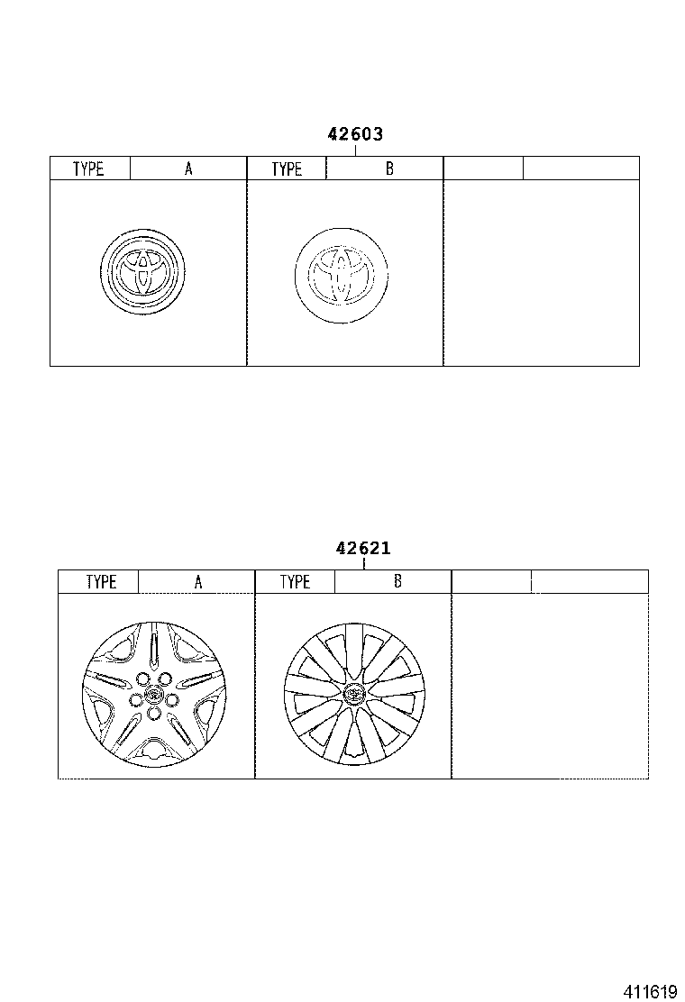 42602-58010 CAP, WHEEL product image