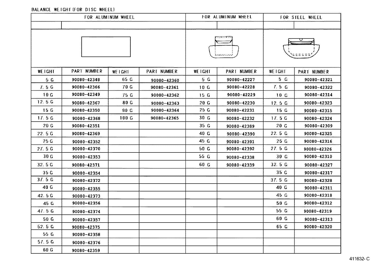 42611-02490 WHEEL, DISC product image
