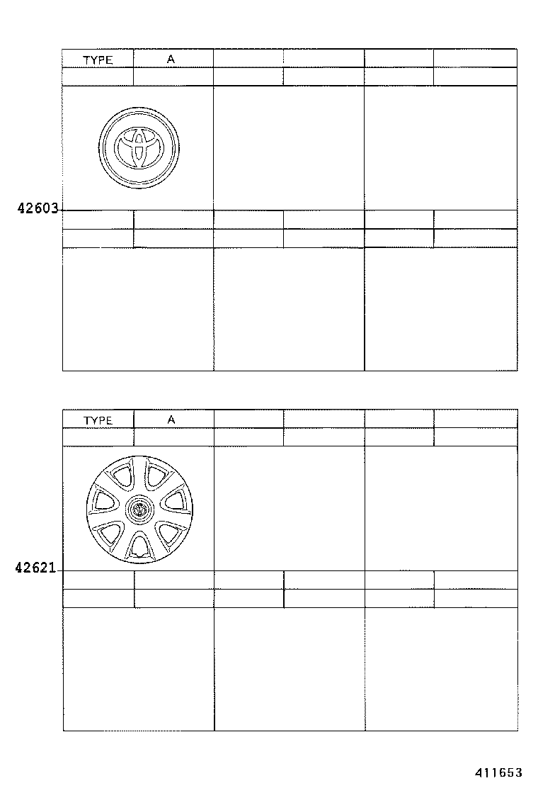 42611-06310 WHEEL, DISC product image