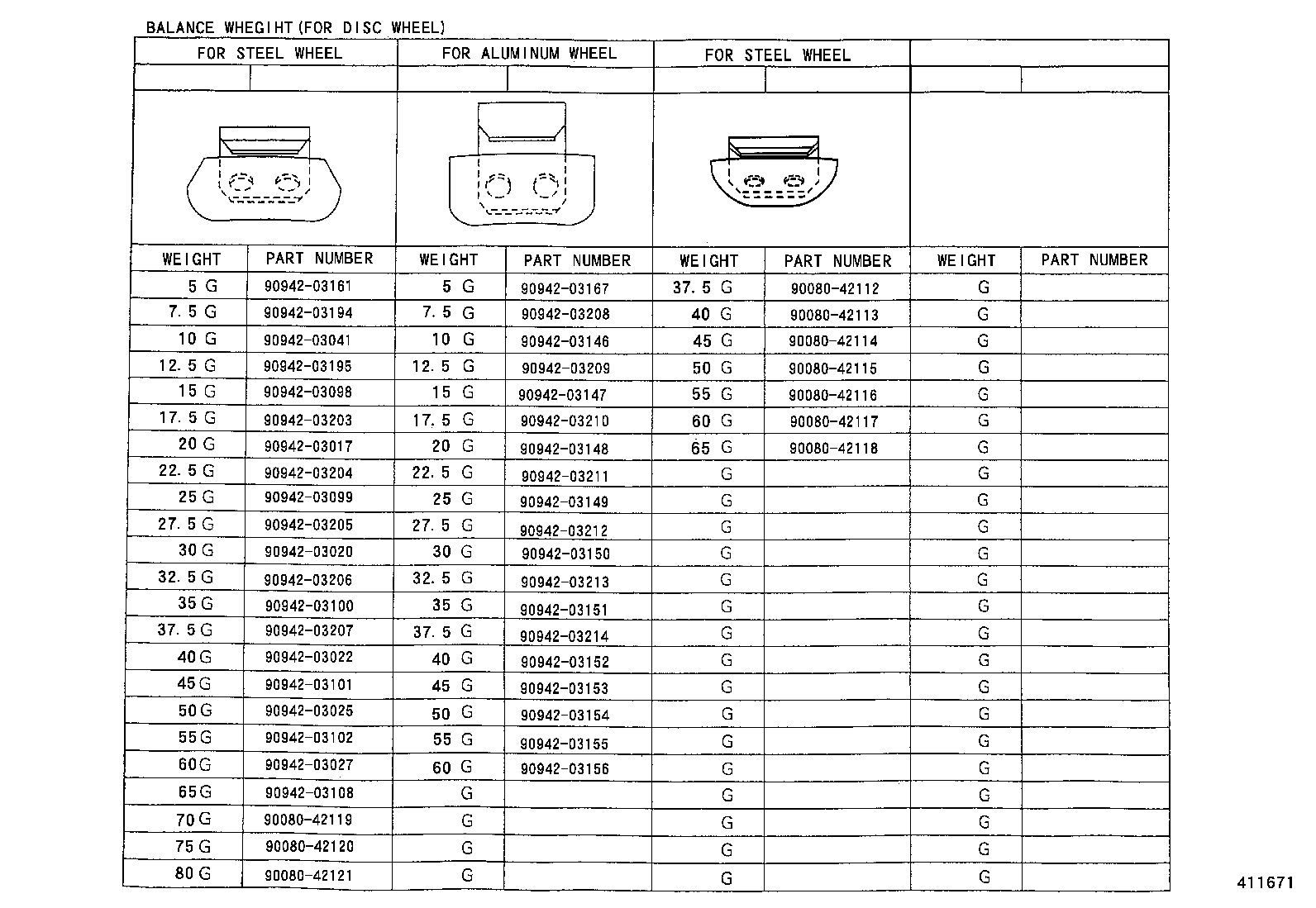 42602-52070 CAP, WHEEL product image