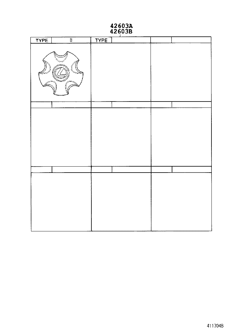 42611-60600 WHEEL, DISC (FOR SPARE) product image