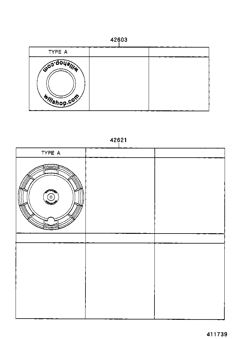 42602-52160 CAP, WHEEL product image