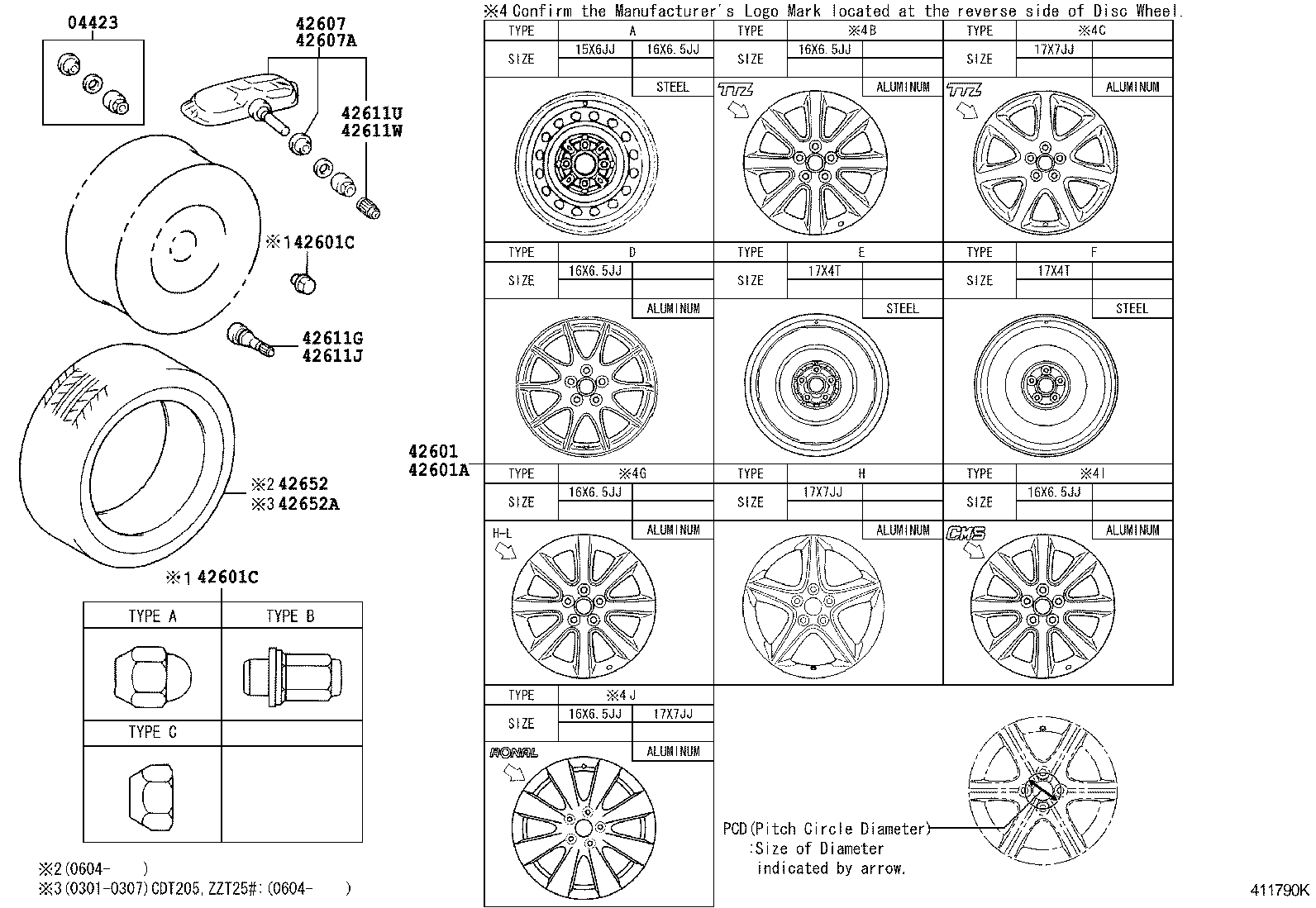 42602-05100 CAP, WHEEL product image