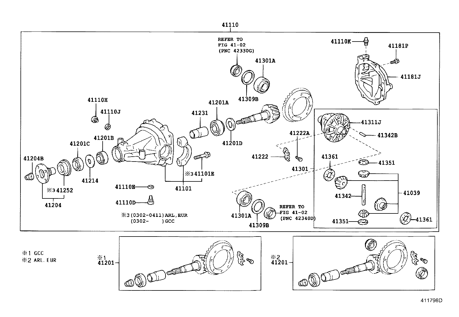 90366-34019 BEARING (FOR REAR DRIVE PINION REAR) product image