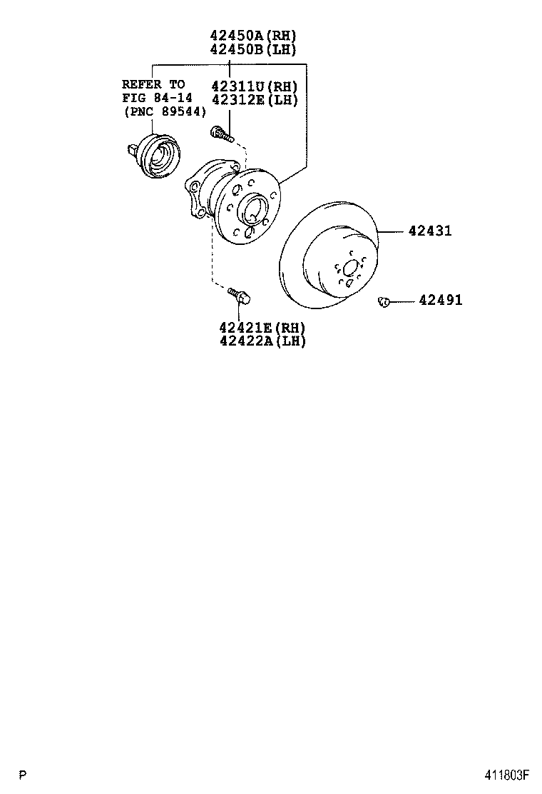 Toyota 42340-28090 SHAFT ASSY, REAR DRIVE, RH