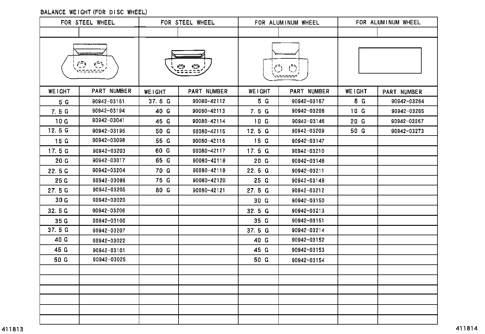 42611-52280 WHEEL, DISC product image