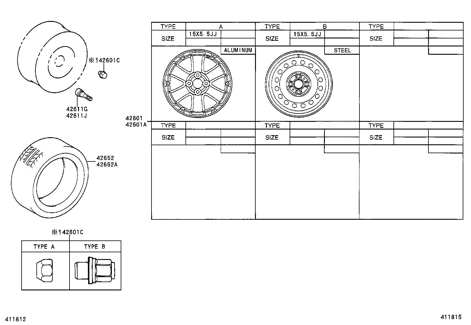 42611-52280 WHEEL, DISC product image