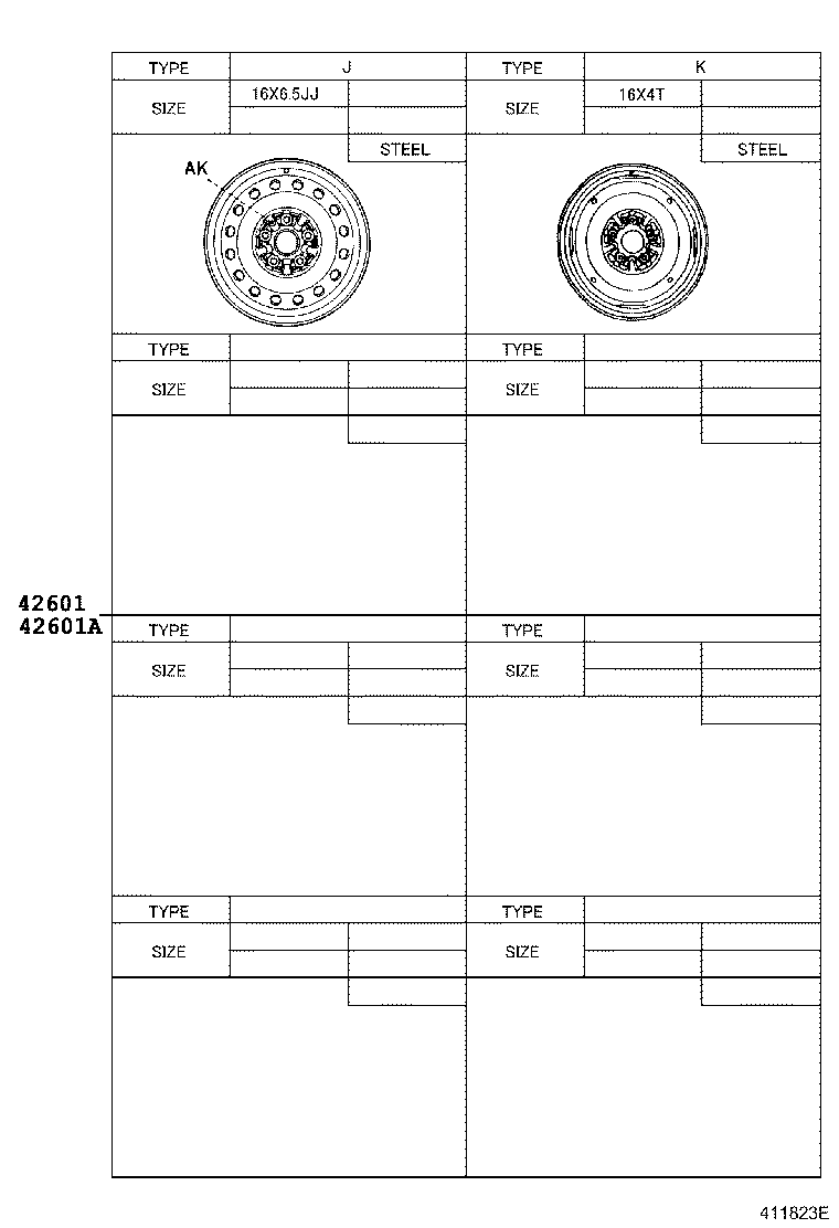 42602-28360 CAP, WHEEL product image