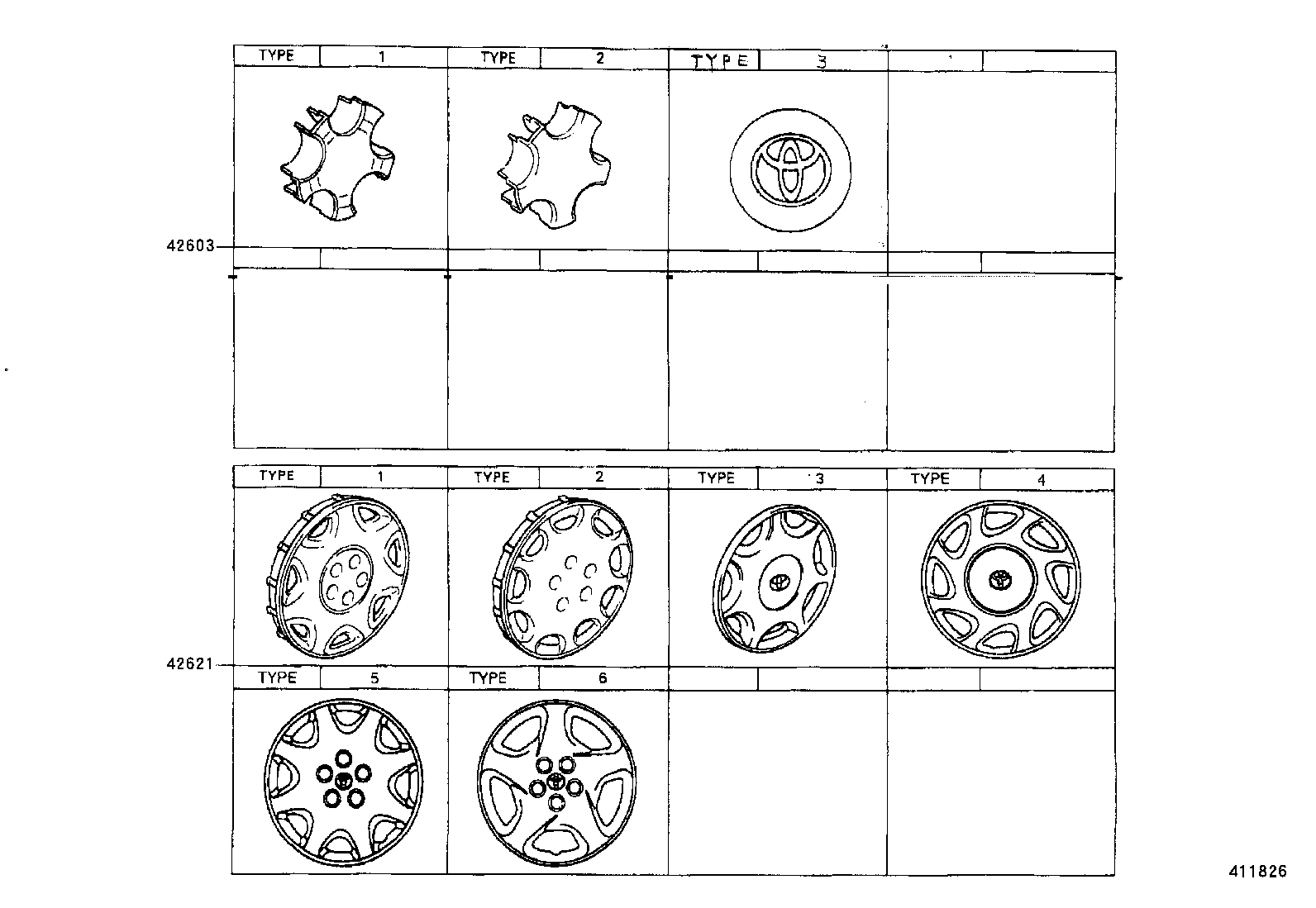 42602-05030 CAP, WHEEL product image