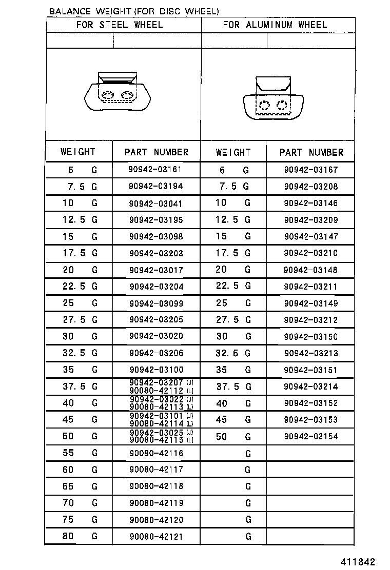 42652-52110 TIRE product image