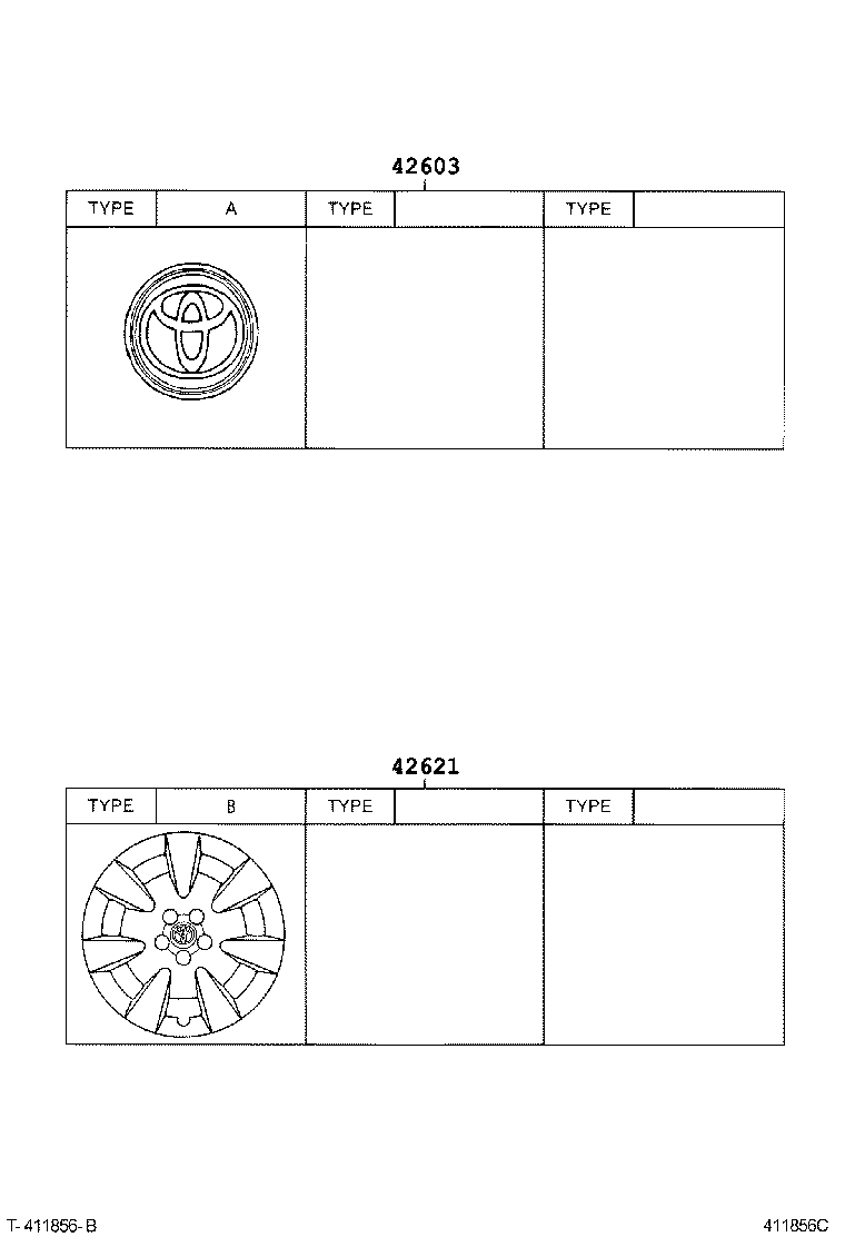 42611-0F040 WHEEL, DISC (FOR SPARE) product image