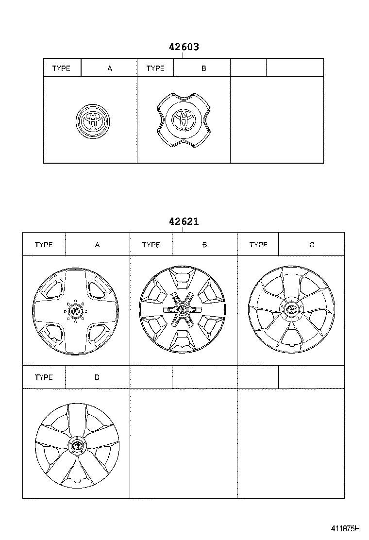 42602-52210 CAP, WHEEL product image