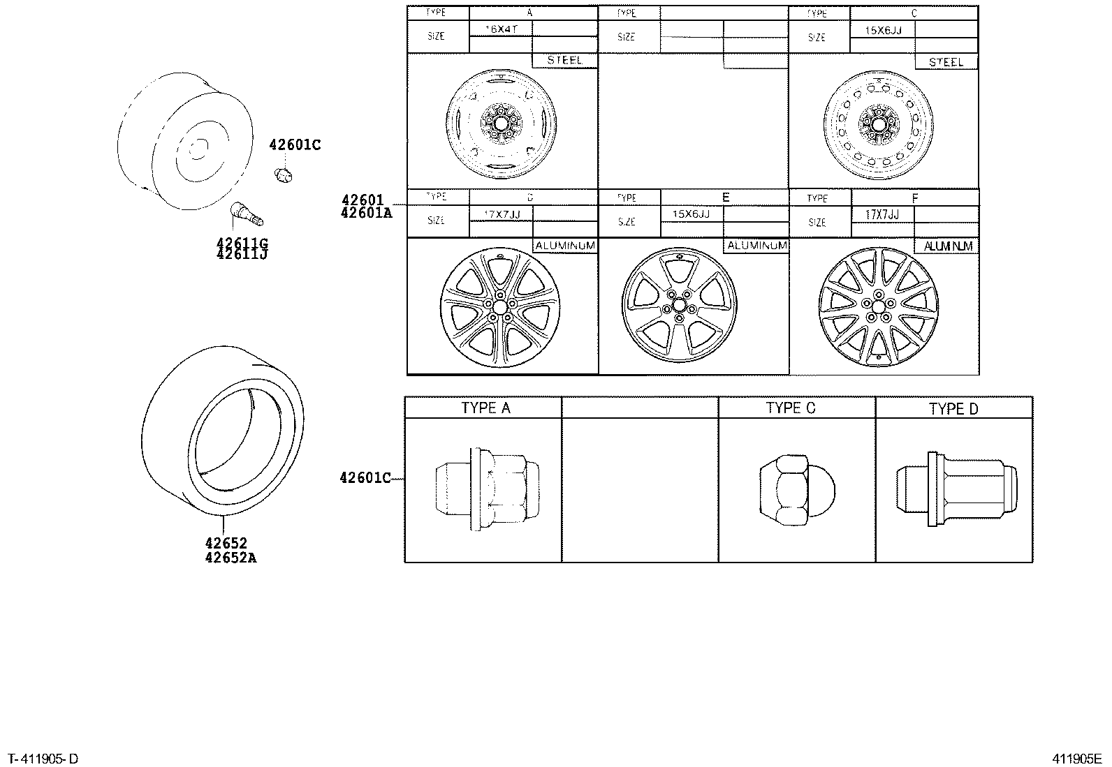 42652-0M050 TIRE product image