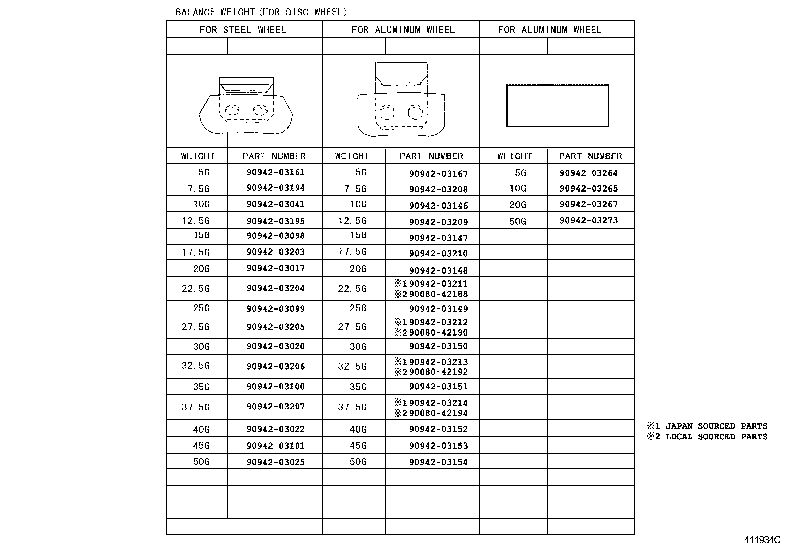 42652-02A00 TIRE product image