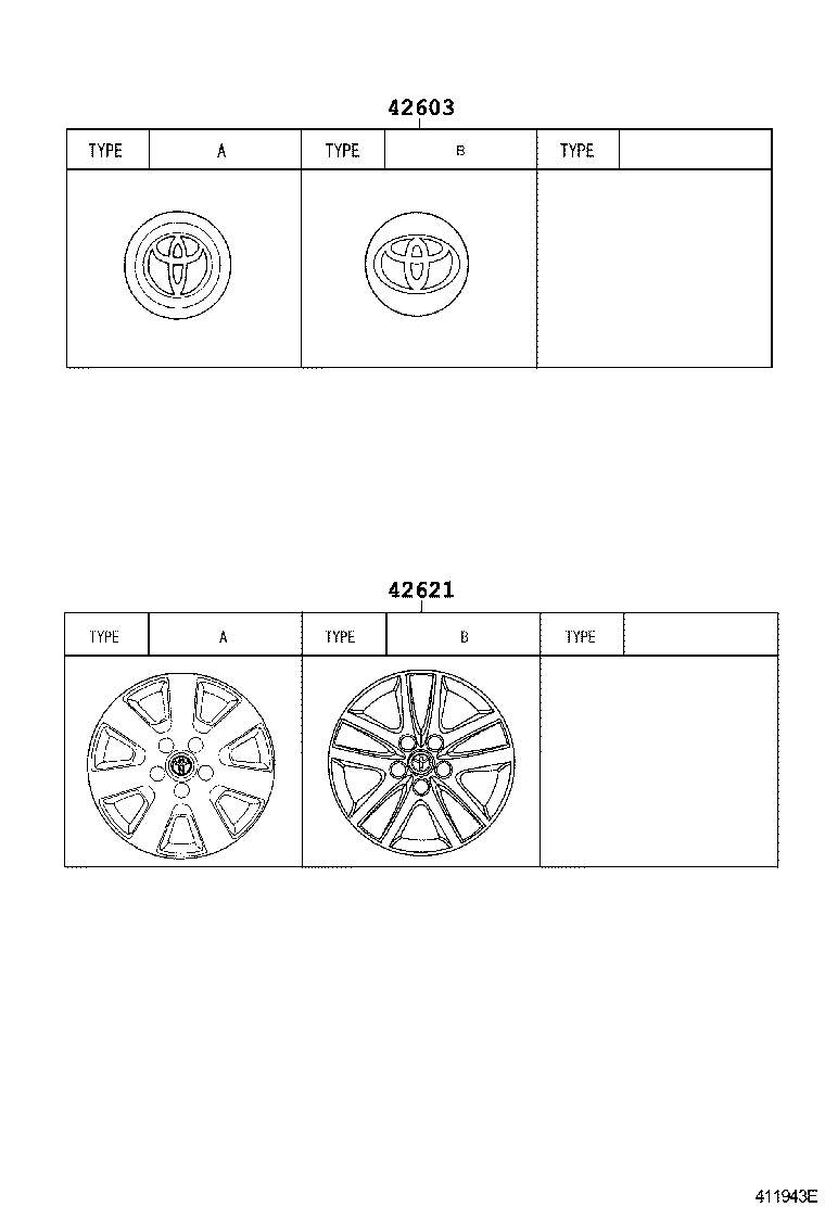 42602-0F010 CAP, WHEEL product image