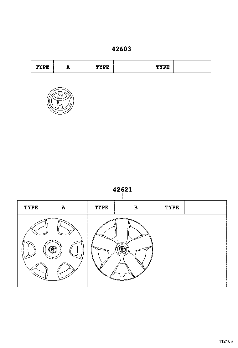42602-52250 CAP, WHEEL product image