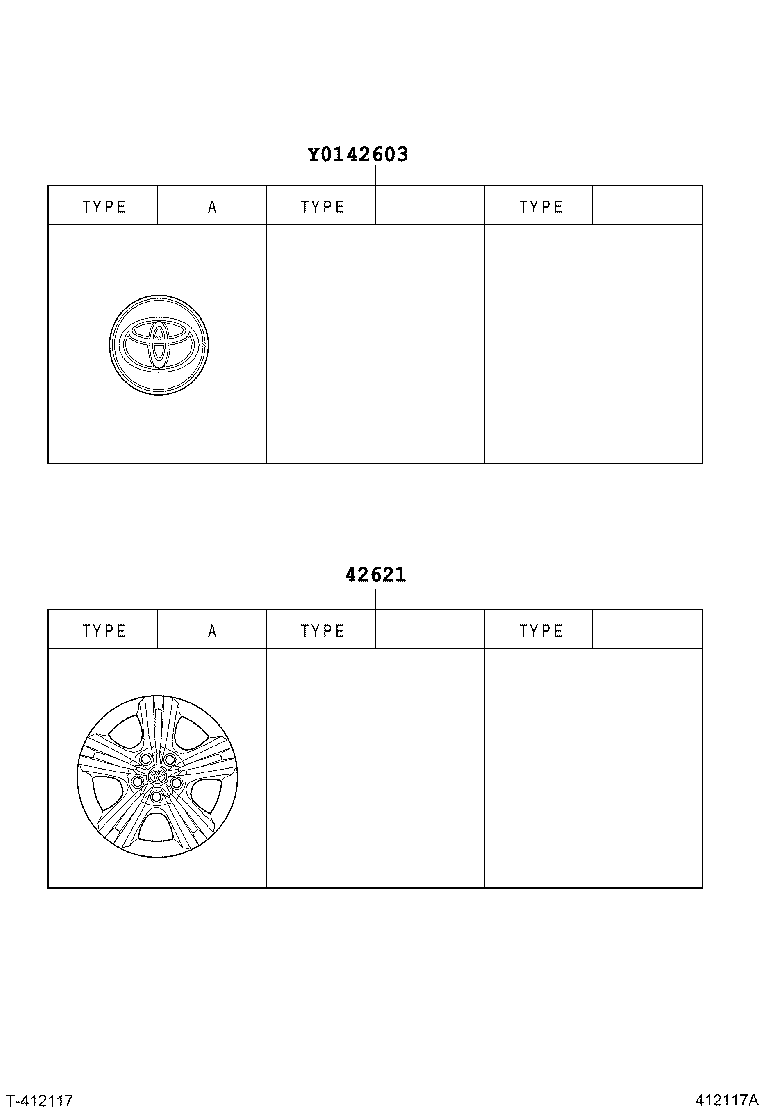 42602-22410 CAP, WHEEL product image