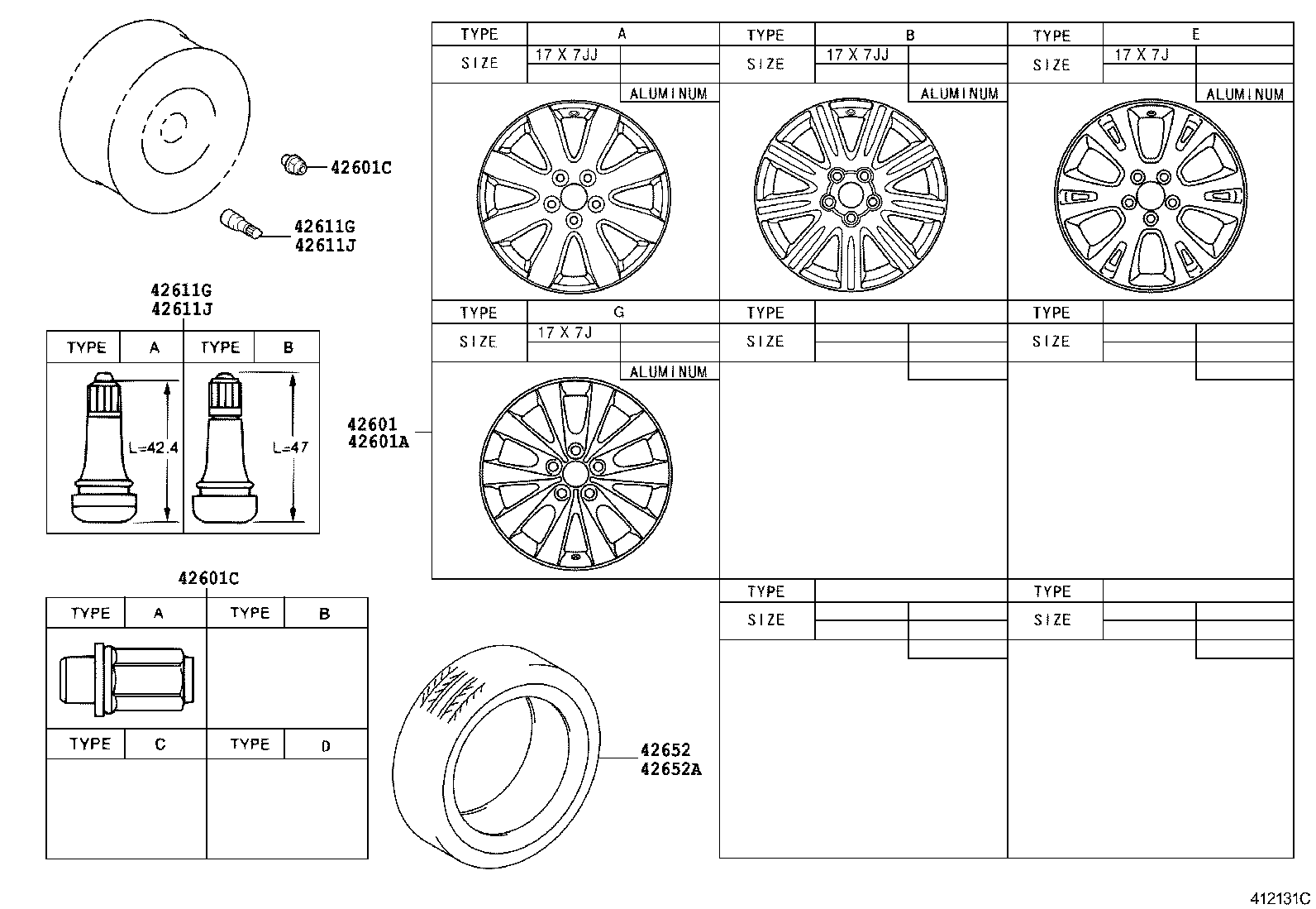 42603-08020 ORNAMENT SUB-ASSY, WHEEL HUB product image