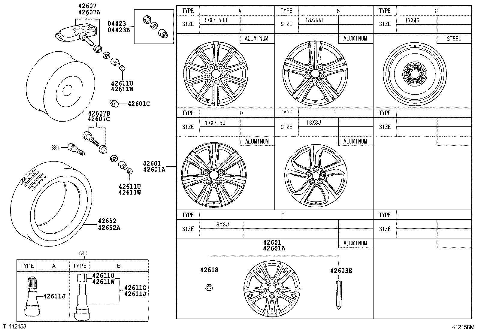 42601-30120 WHEEL, DISC product image
