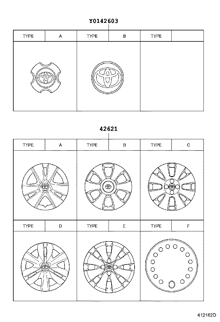 42602-52420 CAP, WHEEL product image