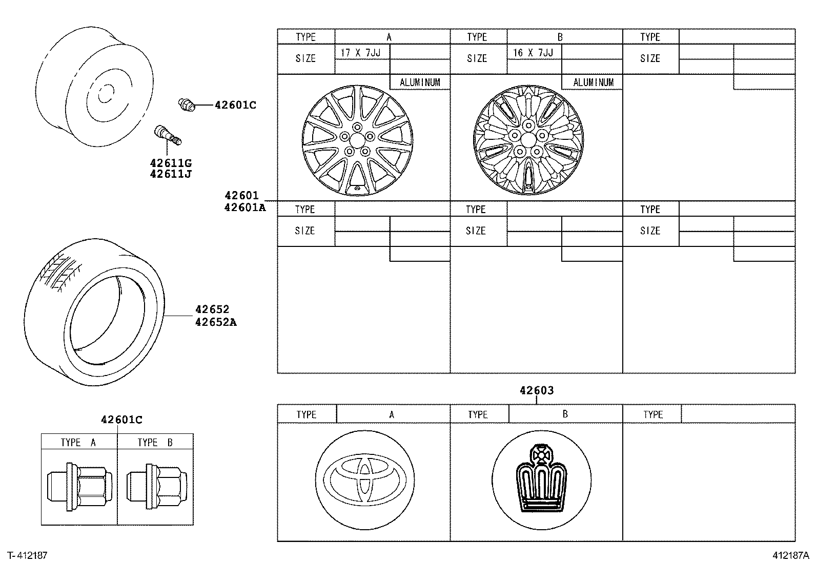 42652-0N040 TIRE product image
