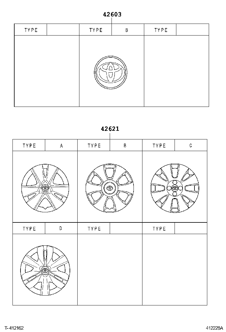42602-52270 CAP, WHEEL product image