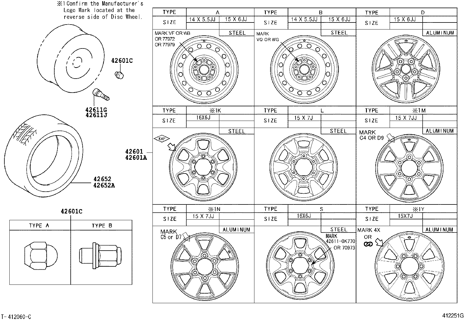 4260B-0K021 ORNAMENT SUB-ASSY, WHEEL HUB product image