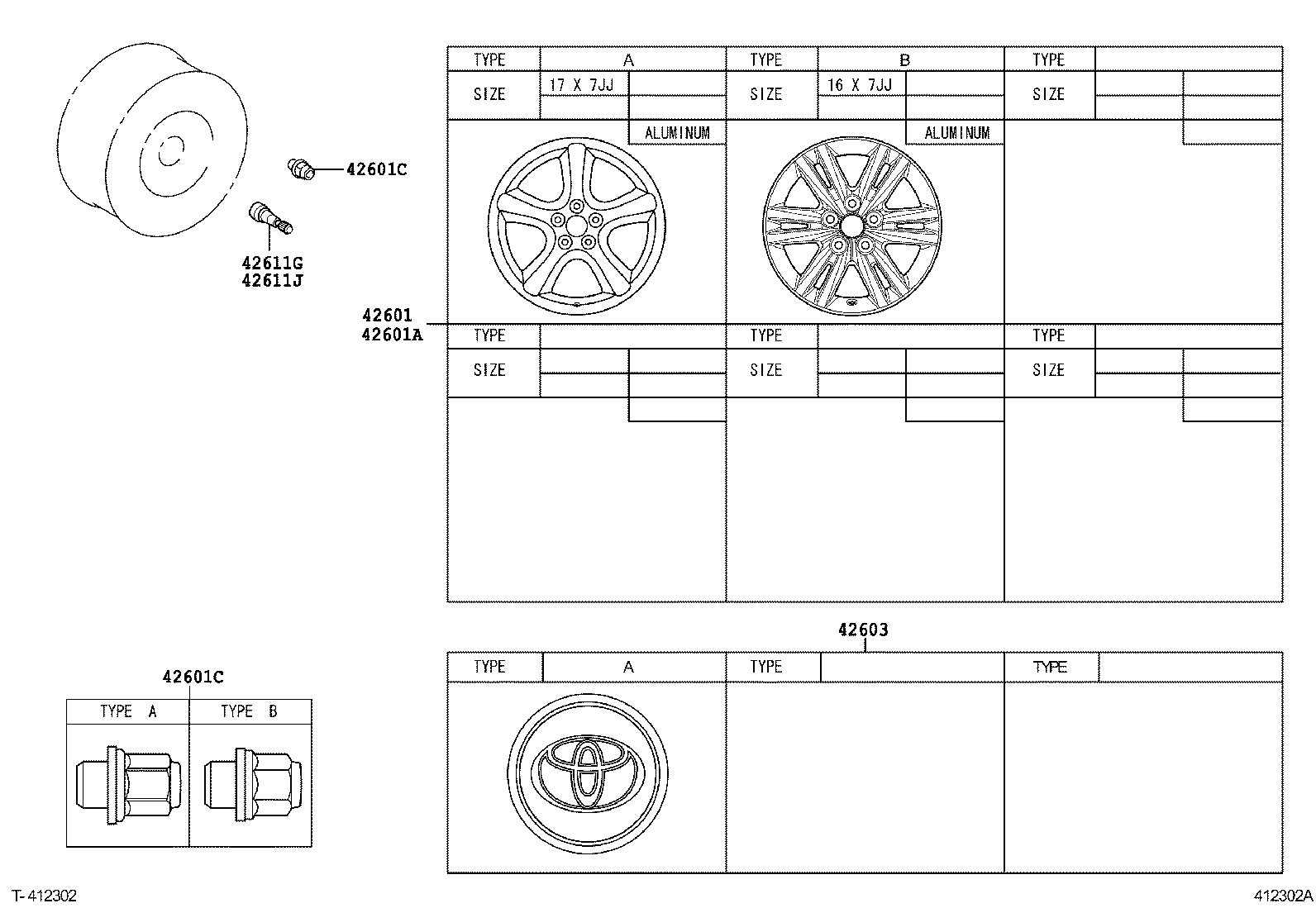 42611-0P021 WHEEL, DISC product image
