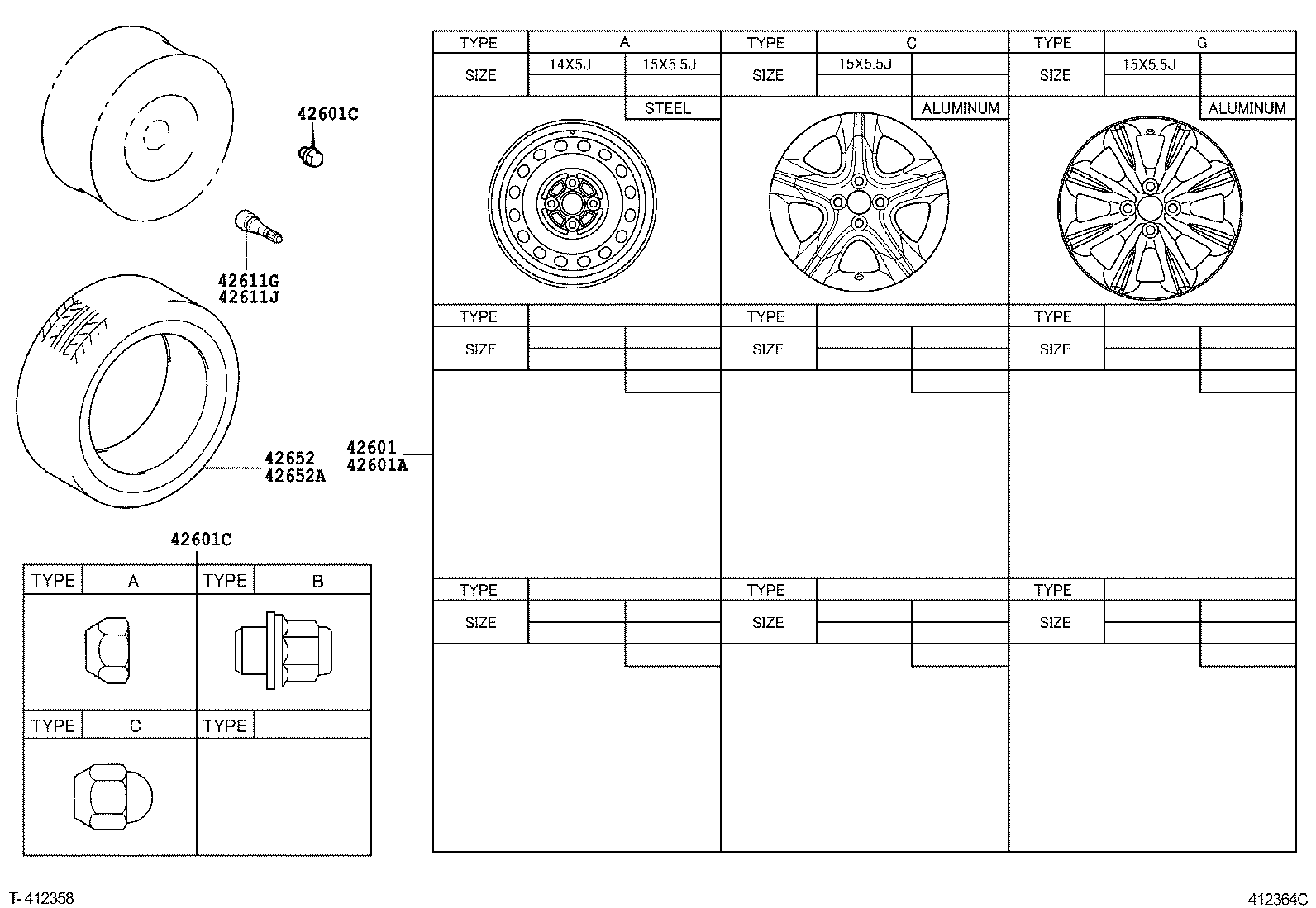 42611-52503 WHEEL, DISC product image