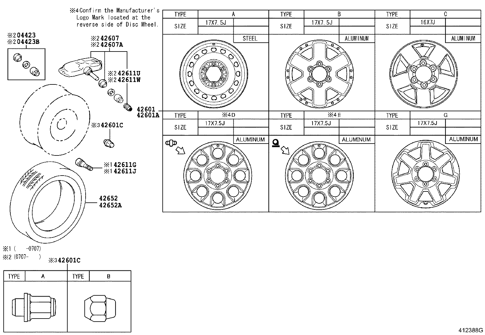 Toyota 42603-35840 ORNAMENT SUB-ASSY, WHEEL HUB