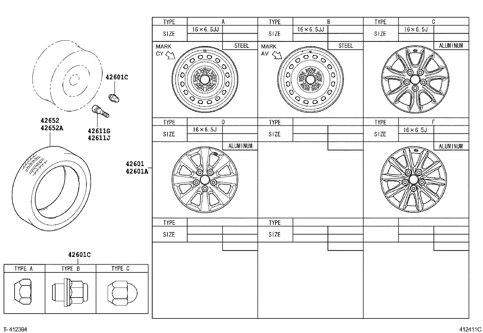 42611-33780 WHEEL, DISC product image