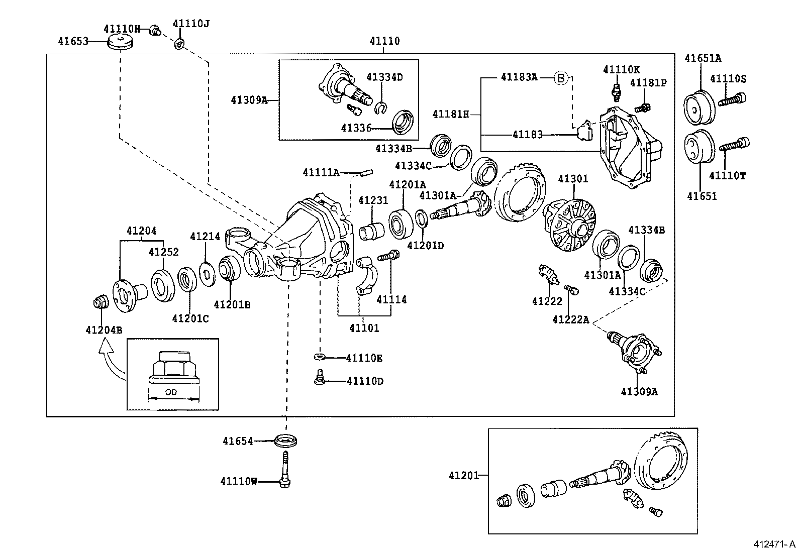 90366-35117 BEARING (FOR REAR DRIVE PINION REAR) product image