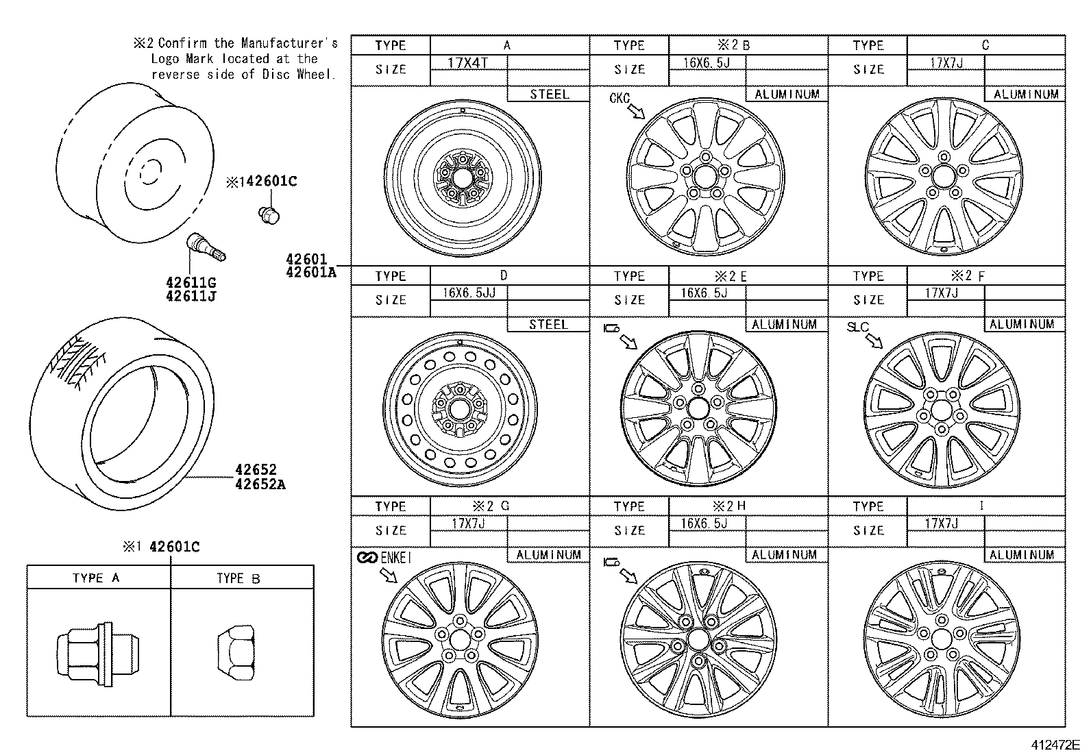 42652-06510 TIRE product image