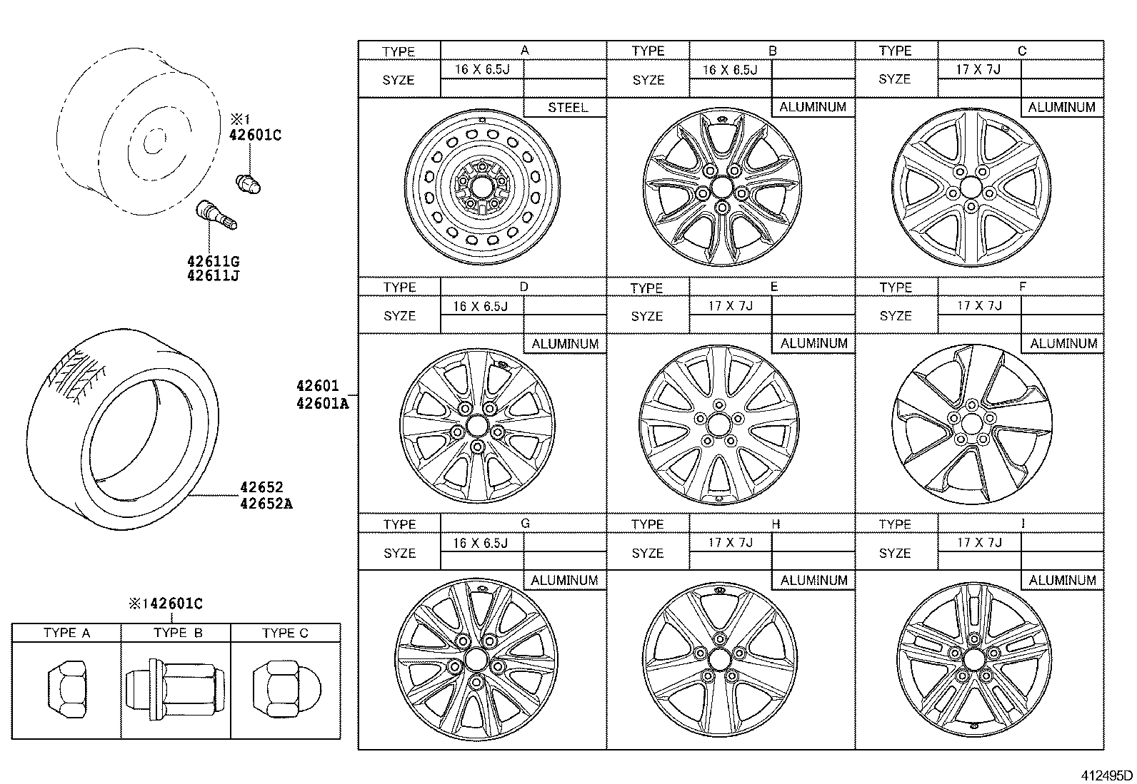 42603-06110 ORNAMENT SUB-ASSY, WHEEL HUB product image