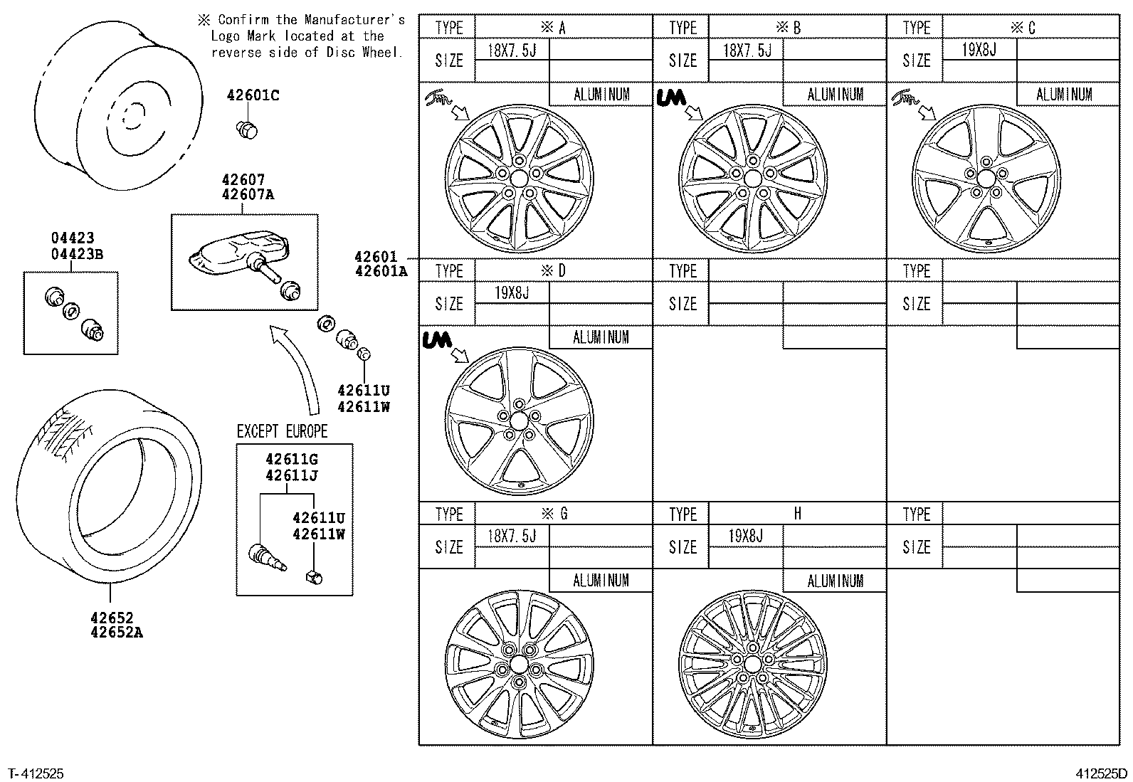 42652-50811 TIRE product image