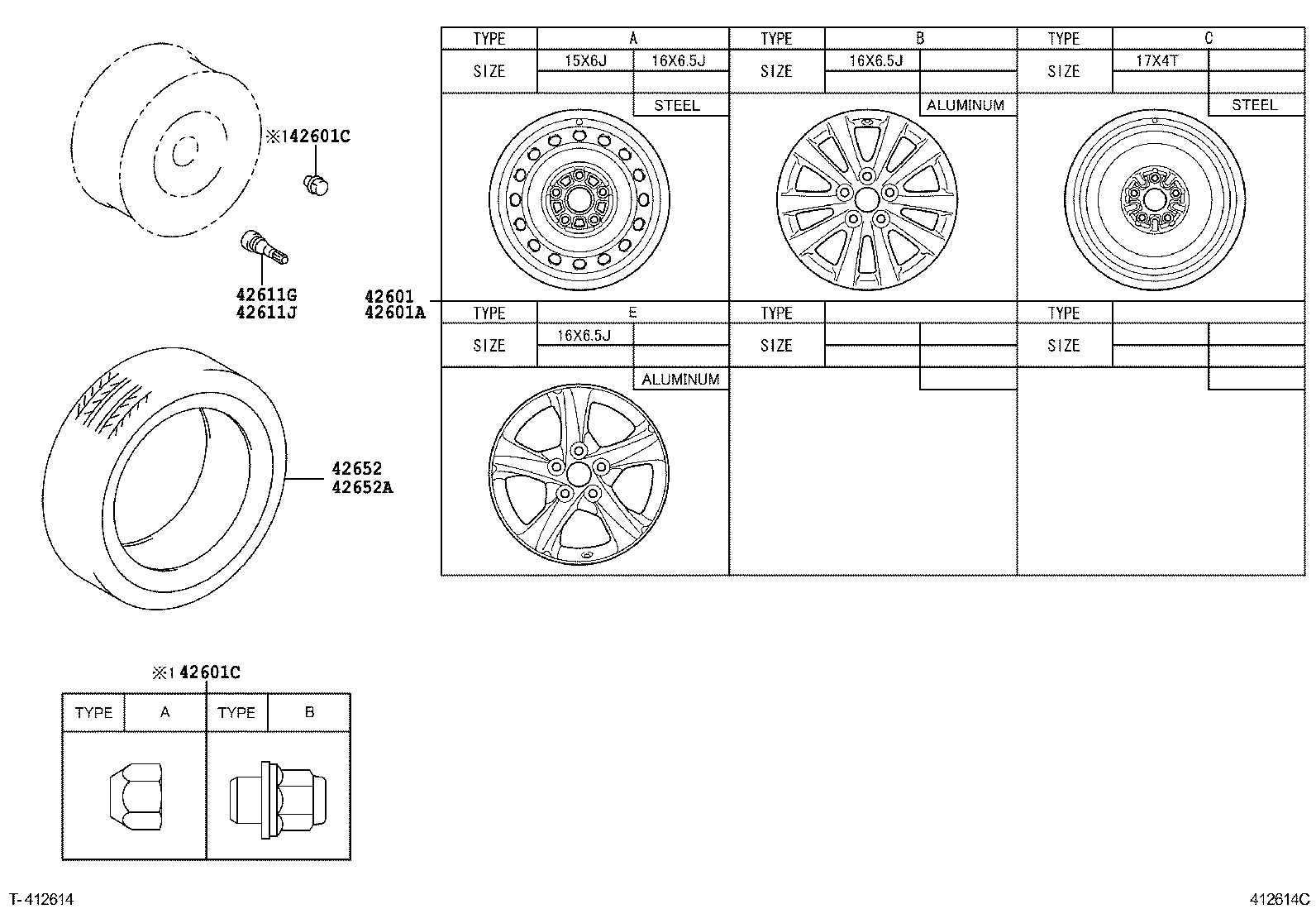 42602-12740 CAP, WHEEL product image