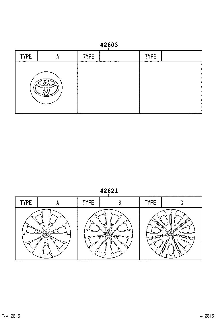42602-12740 CAP, WHEEL product image