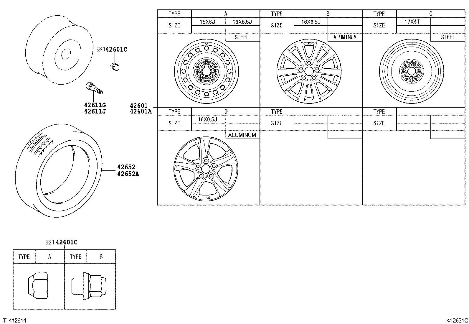 42652-12F80 TIRE product image