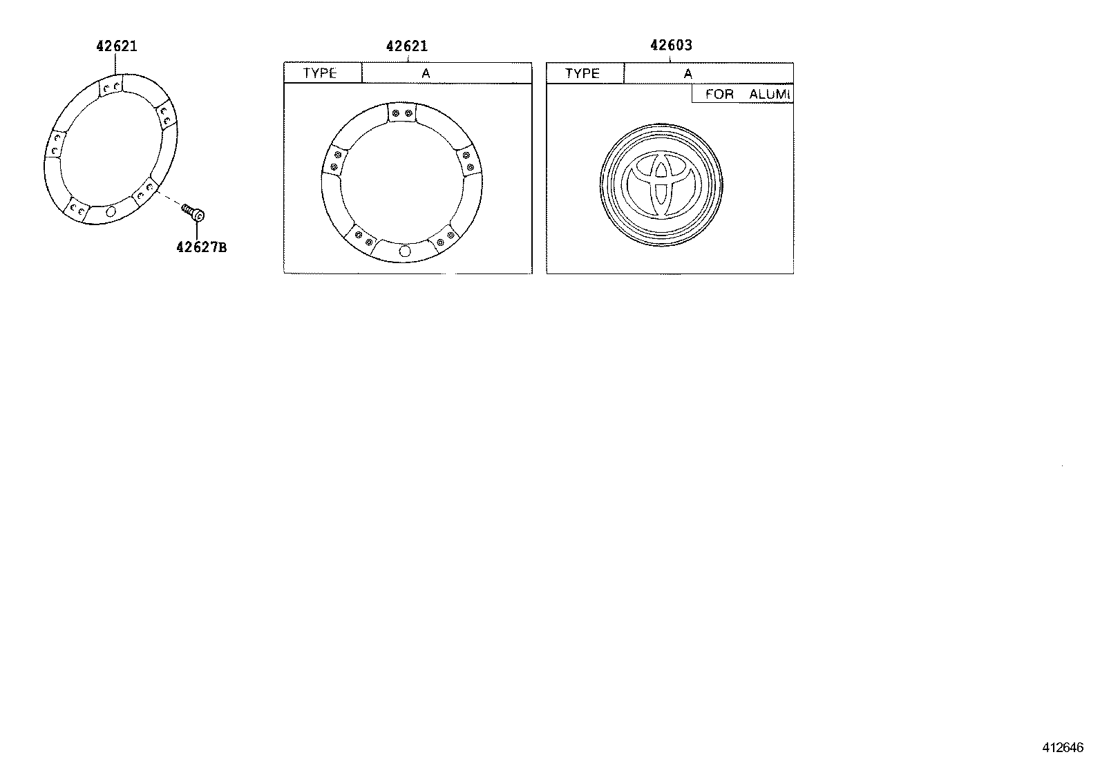 42611-48580 WHEEL, DISC product image