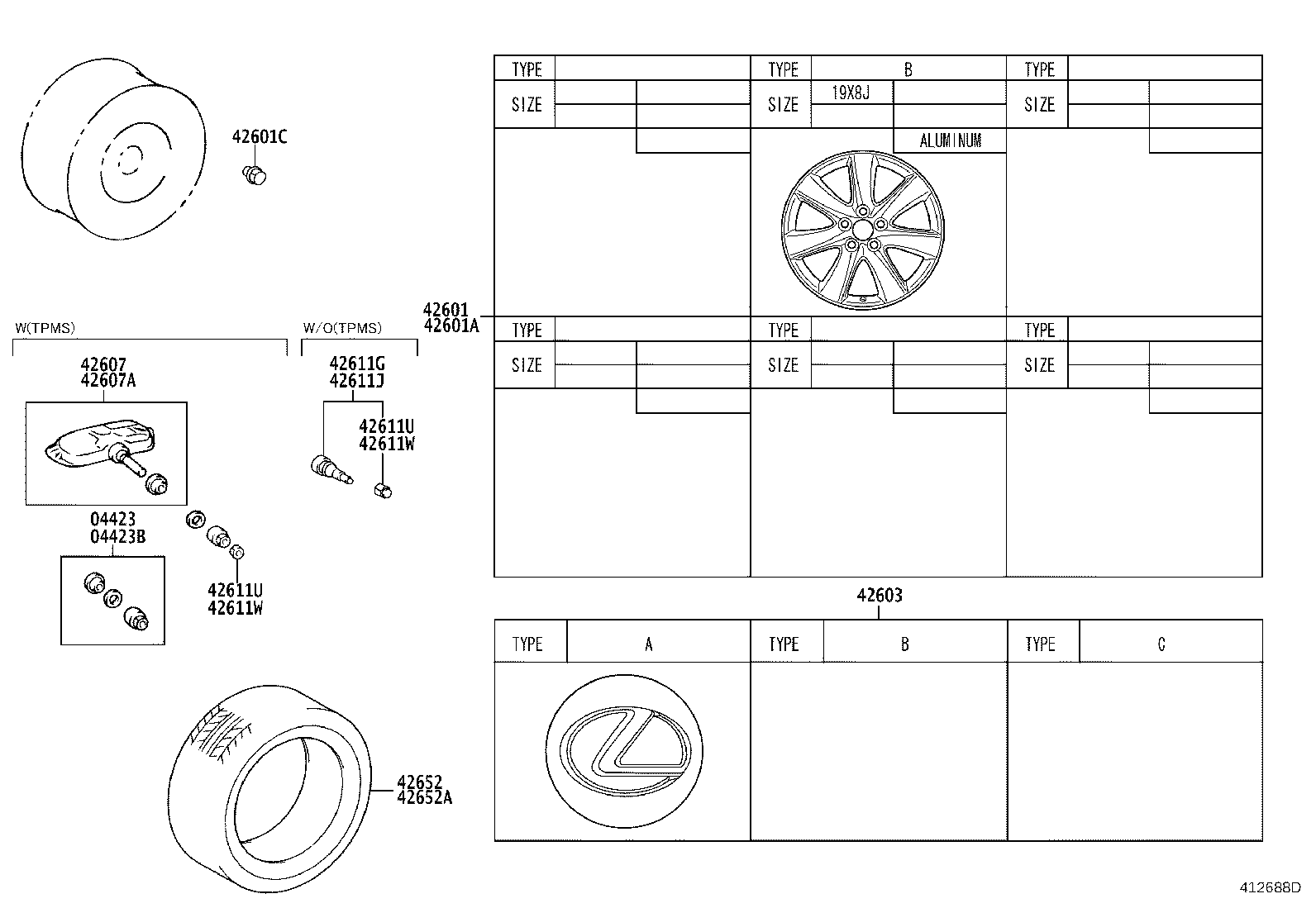 42652-50740 TIRE product image