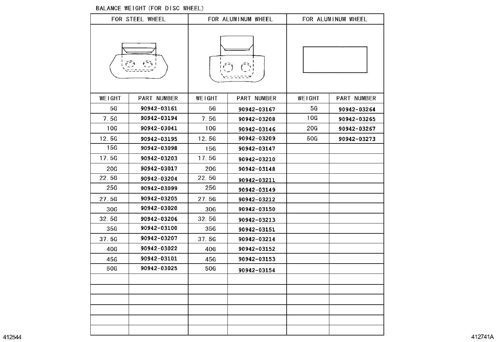 42652-28A50 TIRE product image