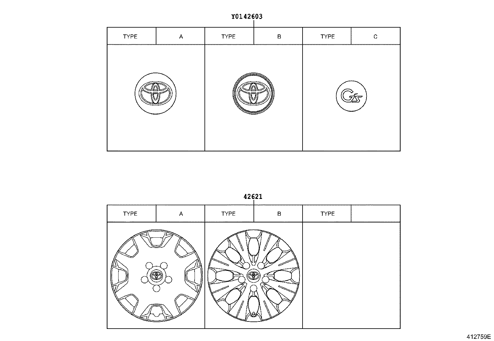 4261A-28030 WHEEL, DISC product image