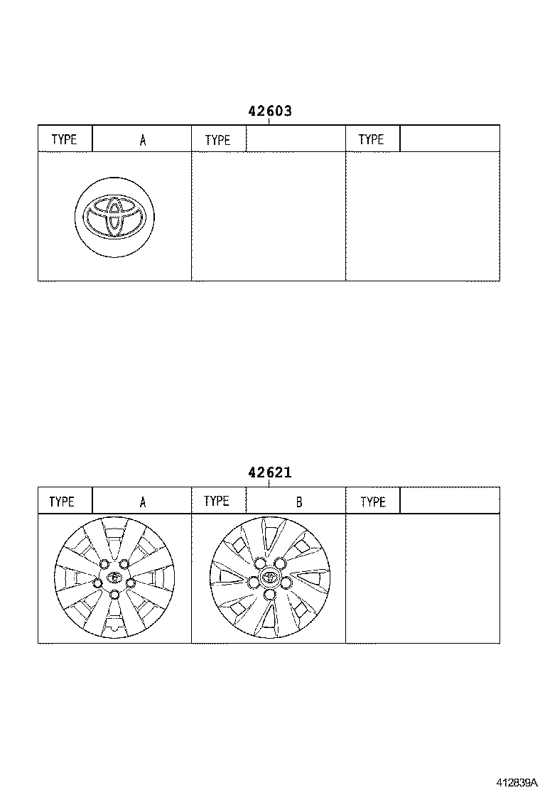 42602-12830 CAP, WHEEL product image