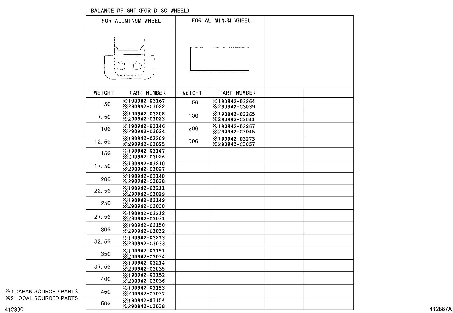 42611-0G070 WHEEL, DISC product image